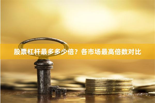 股票杠杆最多多少倍？各市场最高倍数对比
